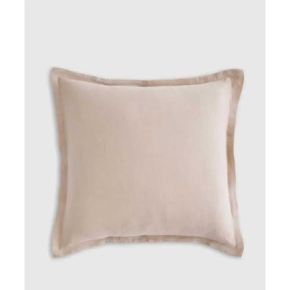 Quince European Linen Euro Sham 26X26 Toffee NWOT #17